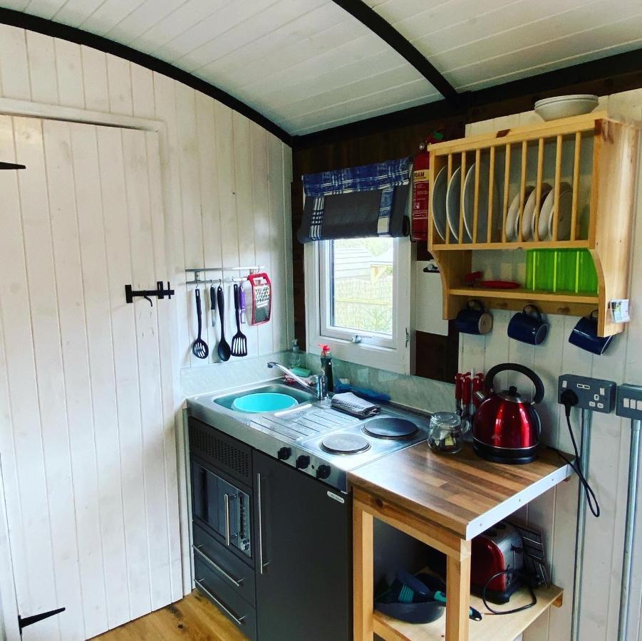 Ferienwohnung Luxury Cosy Carriage With Electric Private Hot Tub Hereford Exterior foto